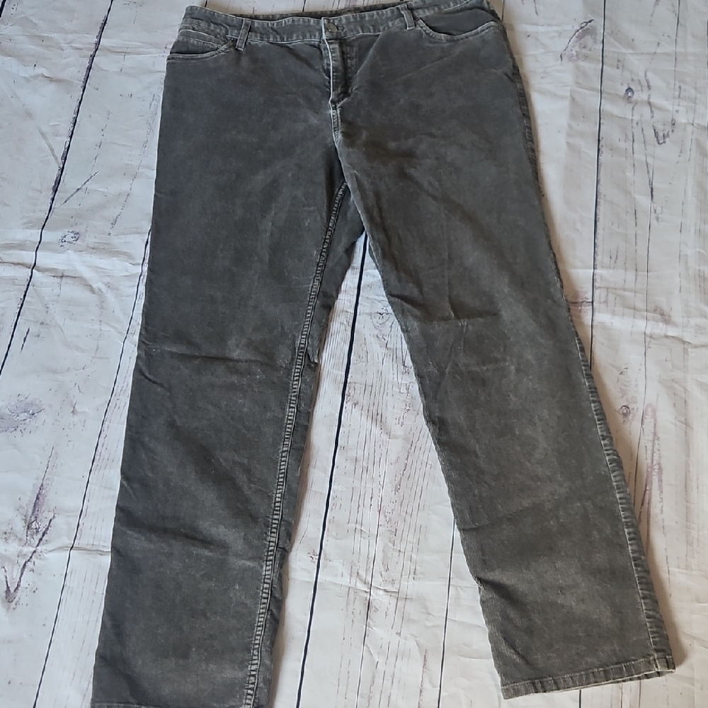 Gray Corduroy Pants